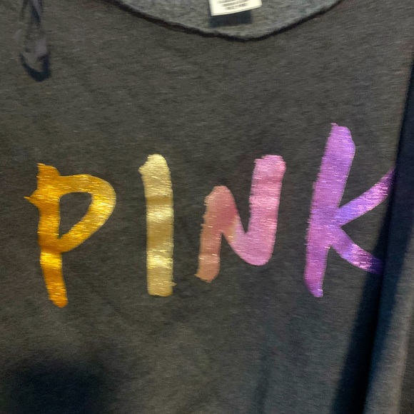 Victoria secret pink ombré glitter off shoulder - Picture 2 of 2